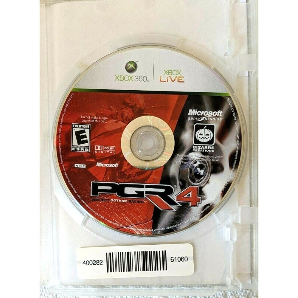 Project Gotham Racing 4 Xbox 360 Preowned Game Disc & Case - Picture 2 of 3